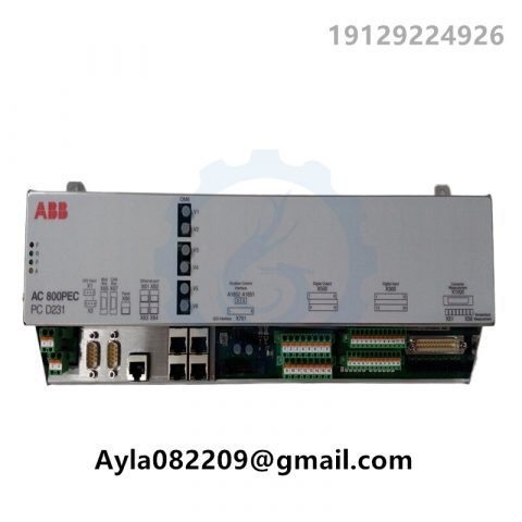 ABB 3BHE025541R0101 PCD231B101 Excitation control module