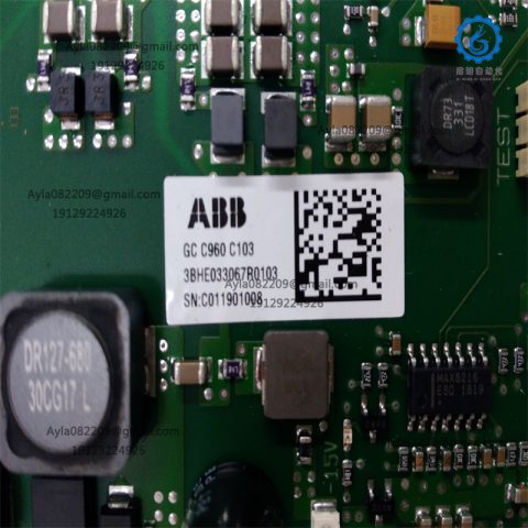 ABB GCC960C103 3BHE033067R0103/3BHE033068P106 REV.B