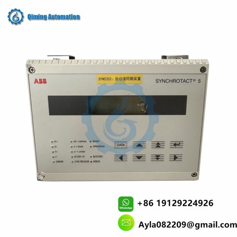 ABB SYN5202a-Z£¬V221 3BHB006715R0221 Synchronize inspection of relay module