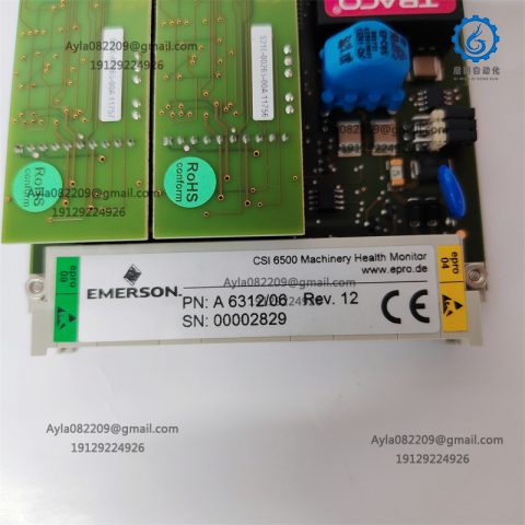 EMERSON A6312/06 DCS/PLC system spare parts