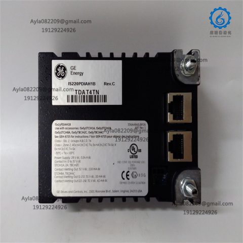 GE IS220PDIAH1B Input output module