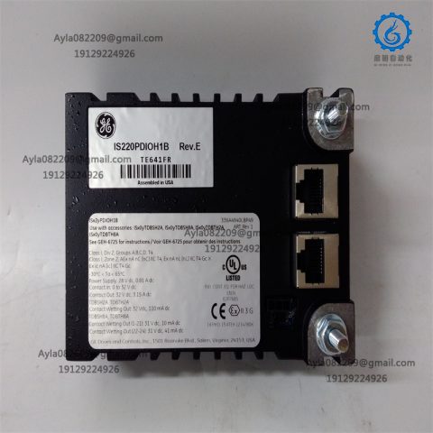 GE IS220PDIOH1B 336A5026ADP6 Input output module