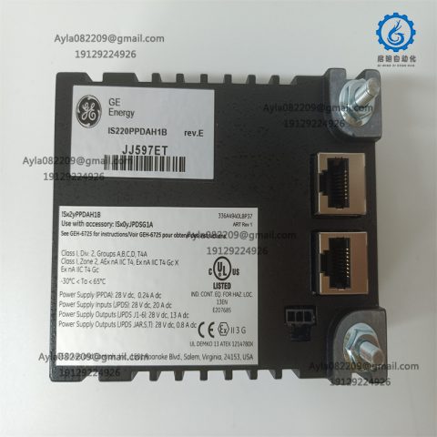 GE IS220PPDAH1B communication module
