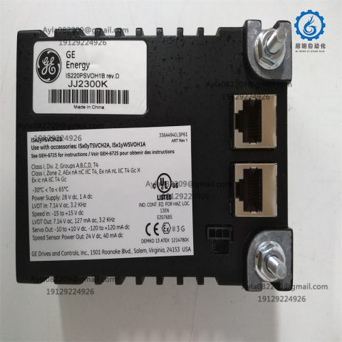 GE IS220PSVOH1B communication module