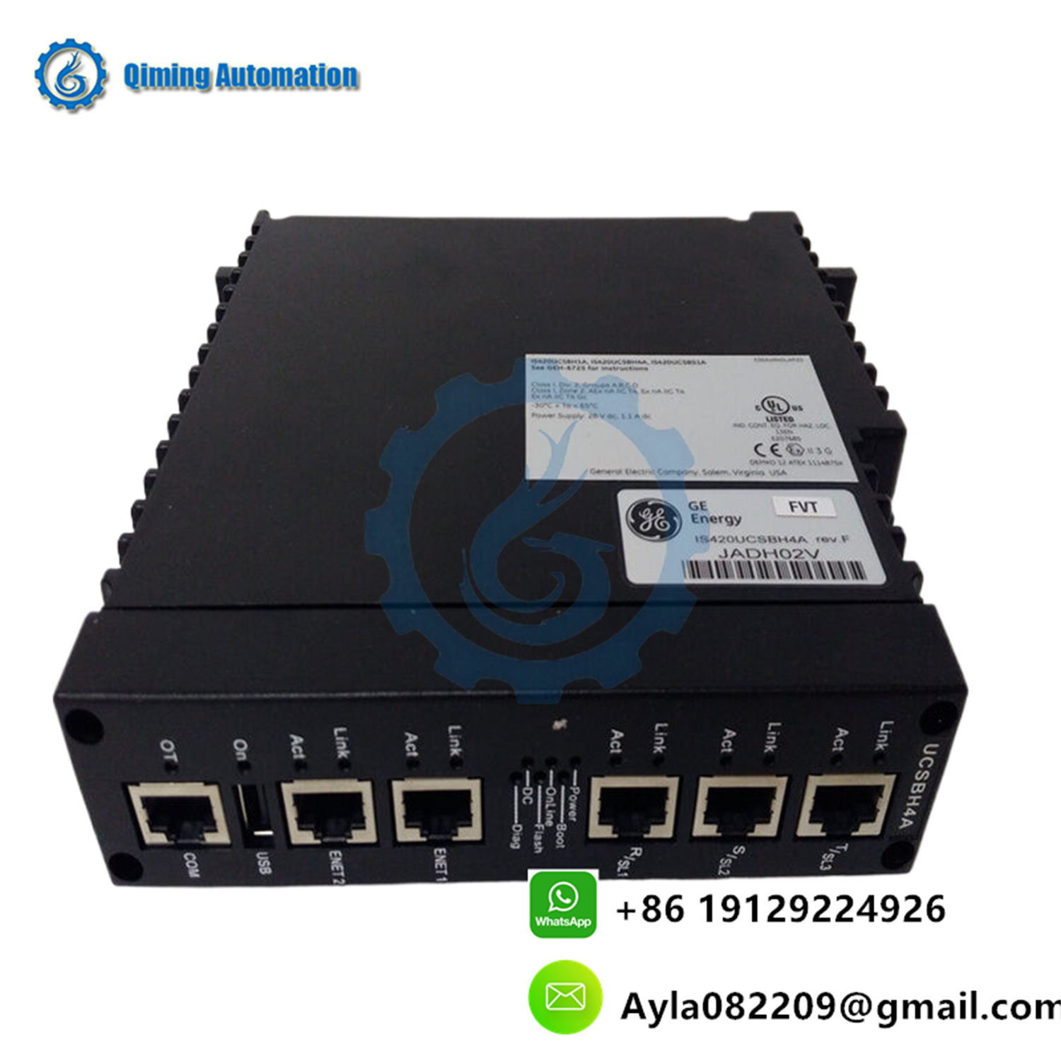 GE IS420UCSBH4A Mark VIe series gas turbine control system control module