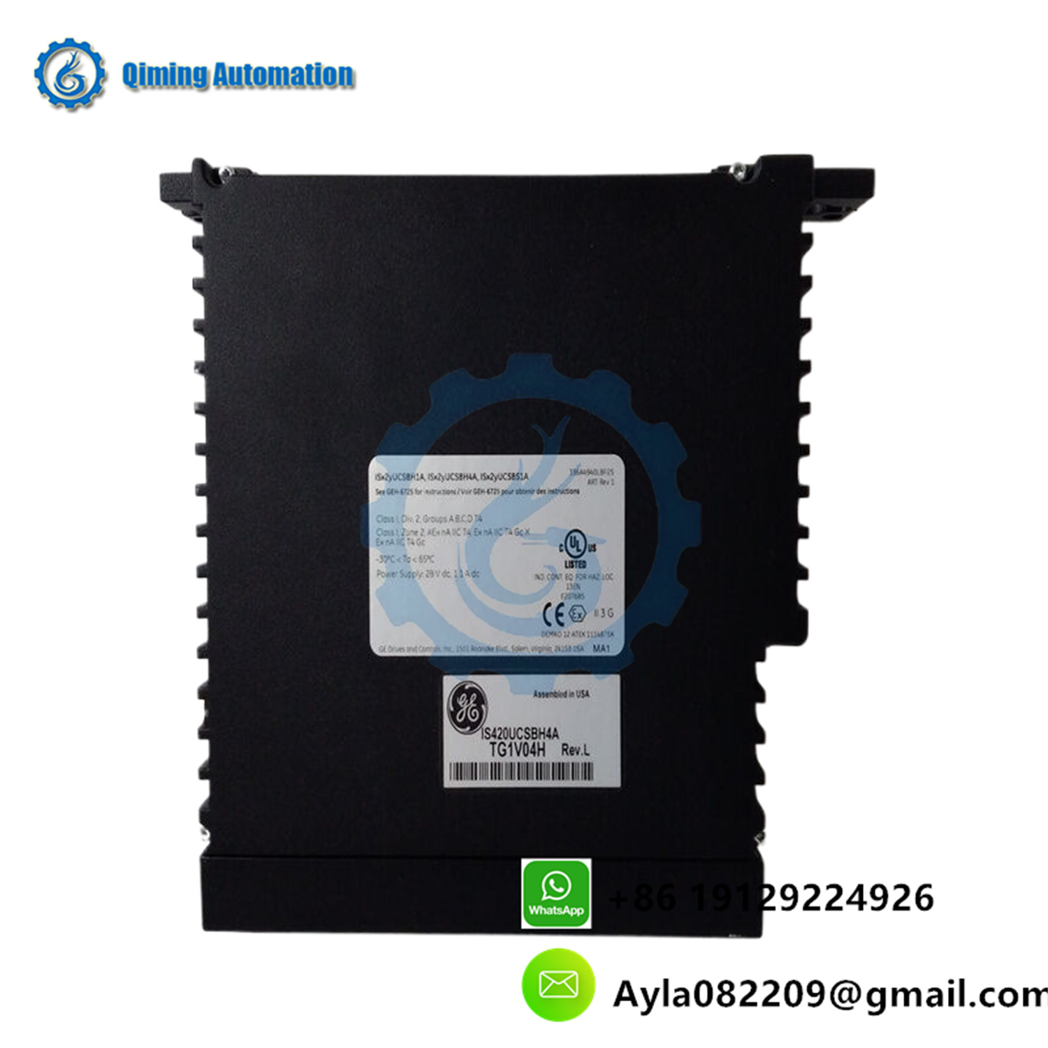 GE IS420UCSBH4A Mark VIe series gas turbine control system control module