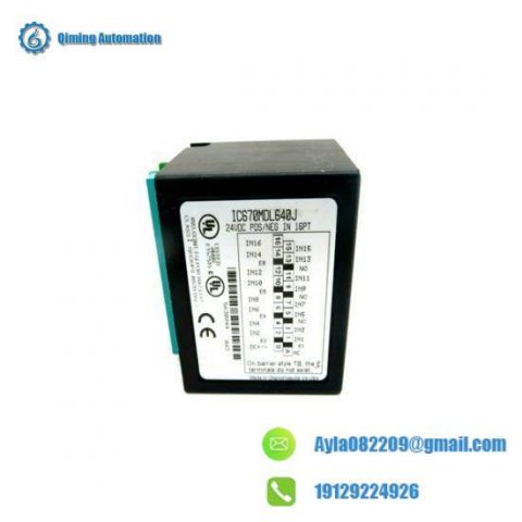GE IC670MDL640 Extended Product Type: PLC After-sales Service & Technical Support