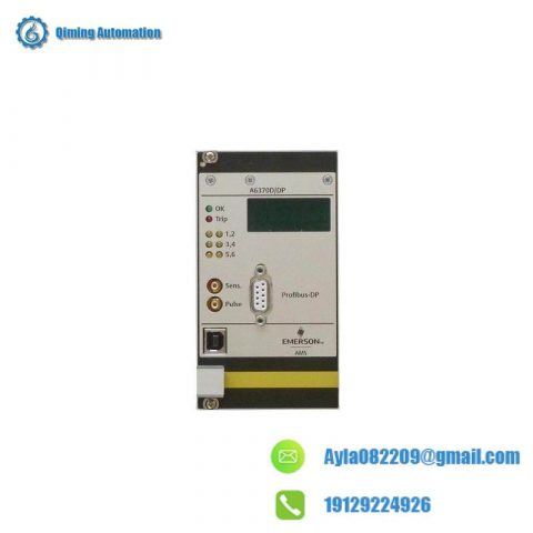 EMERSON A6370D Industrial Automation Control Module
