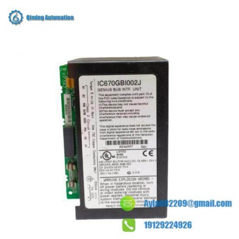 GE IC670GBI002 - Bus Interface Unit for Field I/O Control